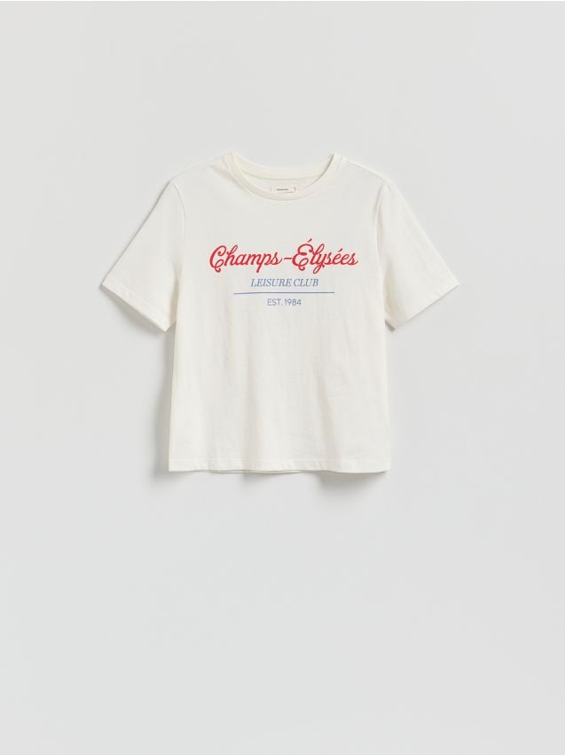 T-shirt med print - RESERVED
