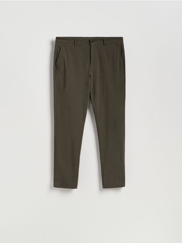 Reserved - Pantaloni chino slim fit - verde