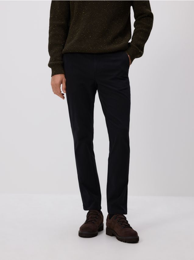 Reserved - Pantaloni chino slim fit - negru