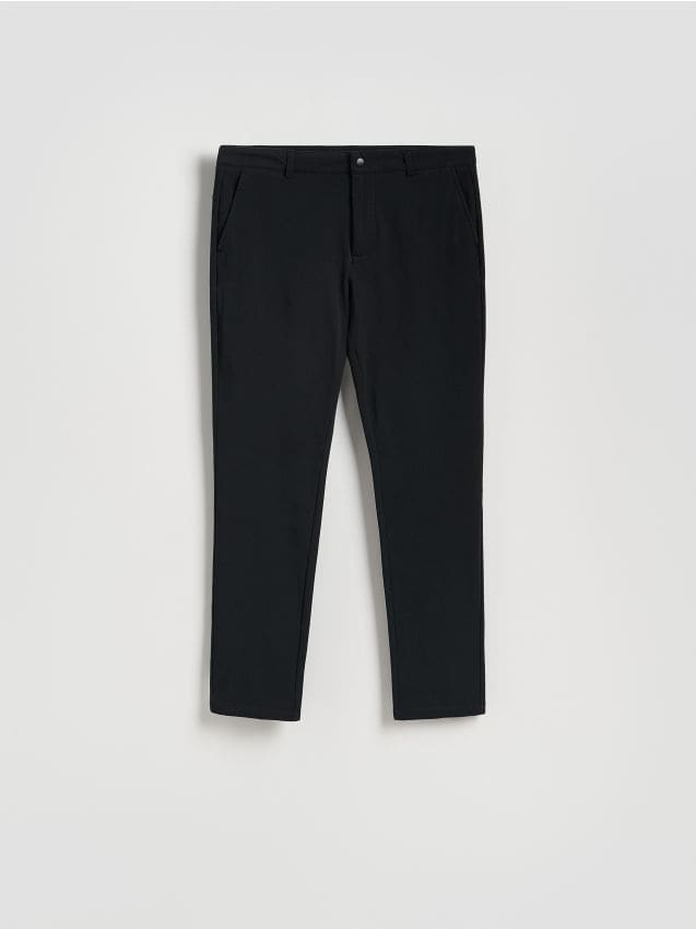 Reserved - Pantaloni chino slim fit - negru
