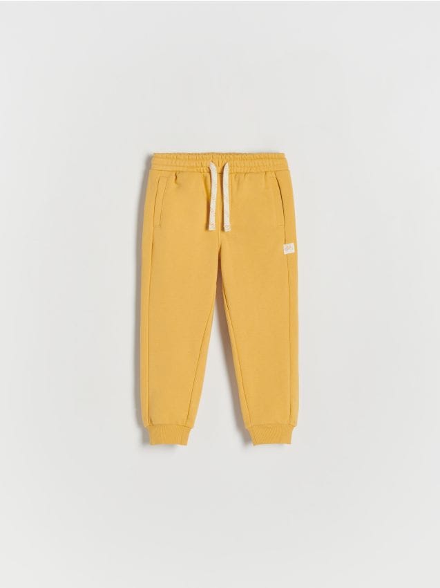 Reserved - pantaloni jogger - galben-pal