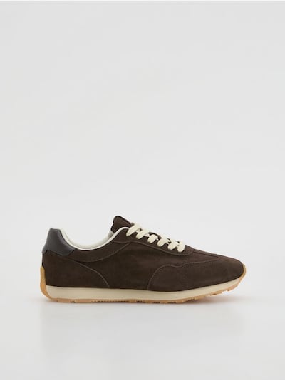 Suede sneakers