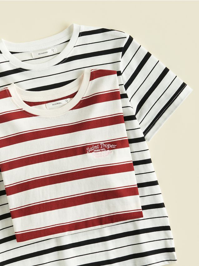 T-shirt with embroidery detailing - RESERVED