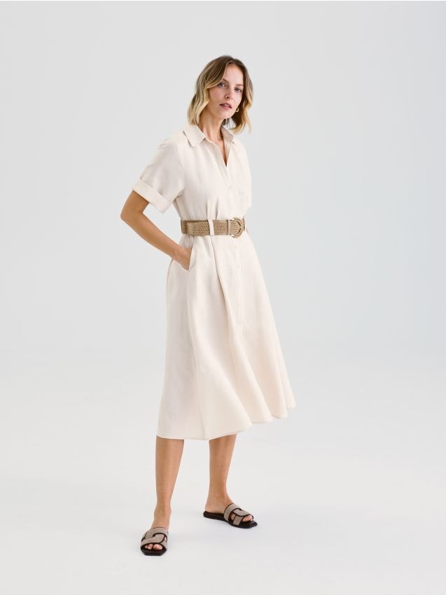 LADIES` DRESS & BELT - RESERVED