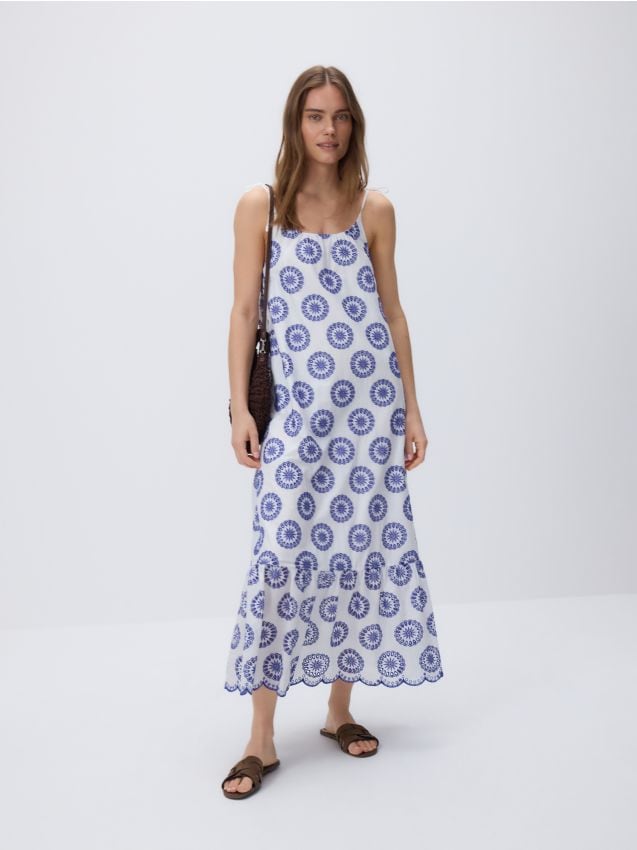 Cotton sleeveless dress - RESERVED
