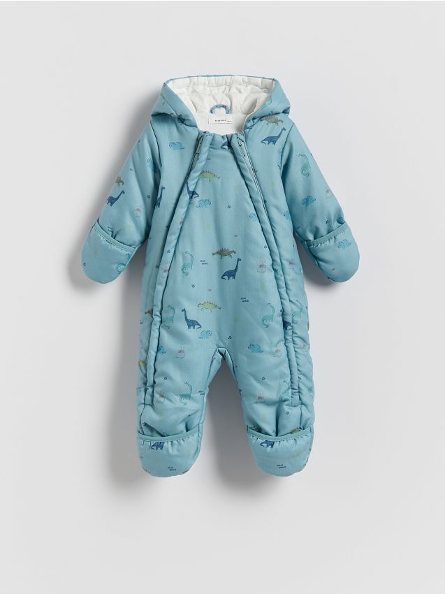 Reserved - Pijama-salopetă cu glugă - albastru