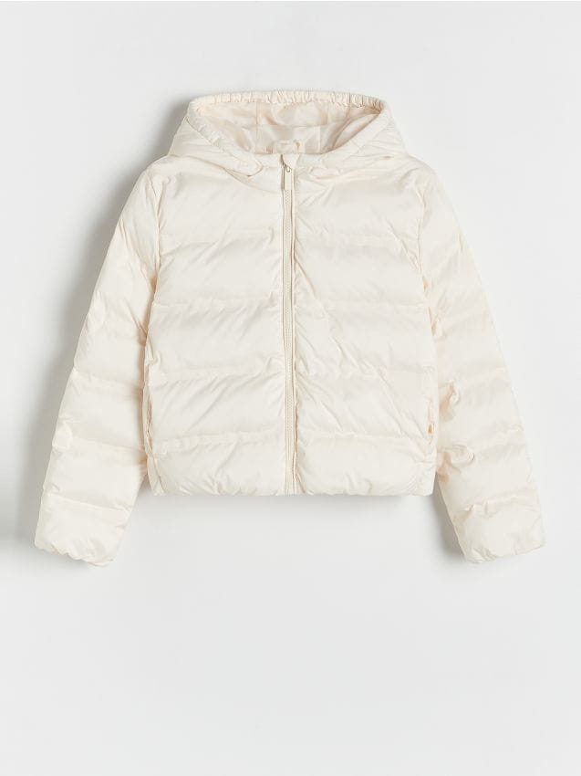 Quilted jacket with hood - RESERVED
