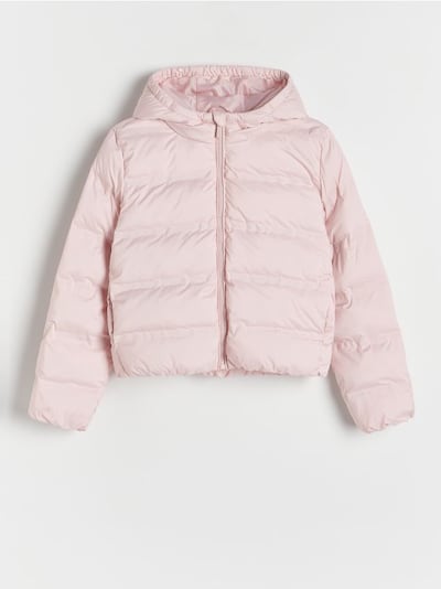 Quilted jacket with hood