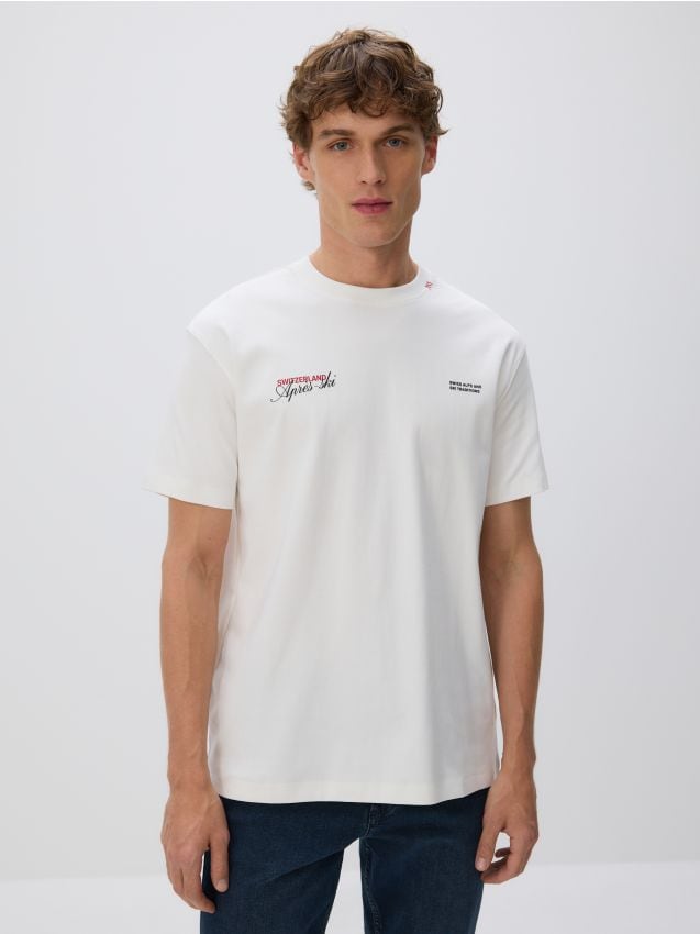 T-shirt imprimé à coupe comfort - RESERVED