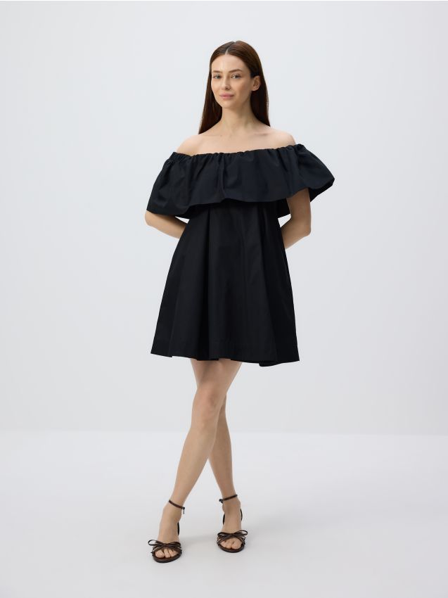 Off shoulder-klänning - RESERVED
