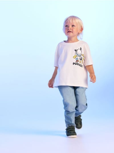 Elastic carrot jeans