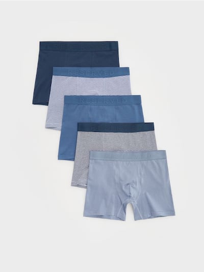 Boxershorts im Long-Fit, 5er-Pack