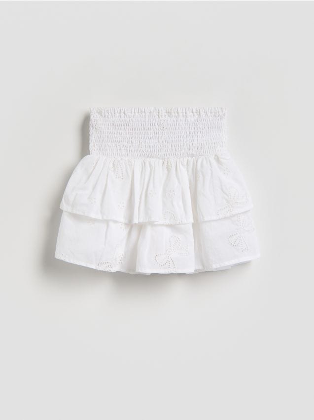 Reserved - Gonna pantalone - bianco