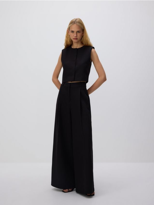 Reserved - Vestă casual - negru