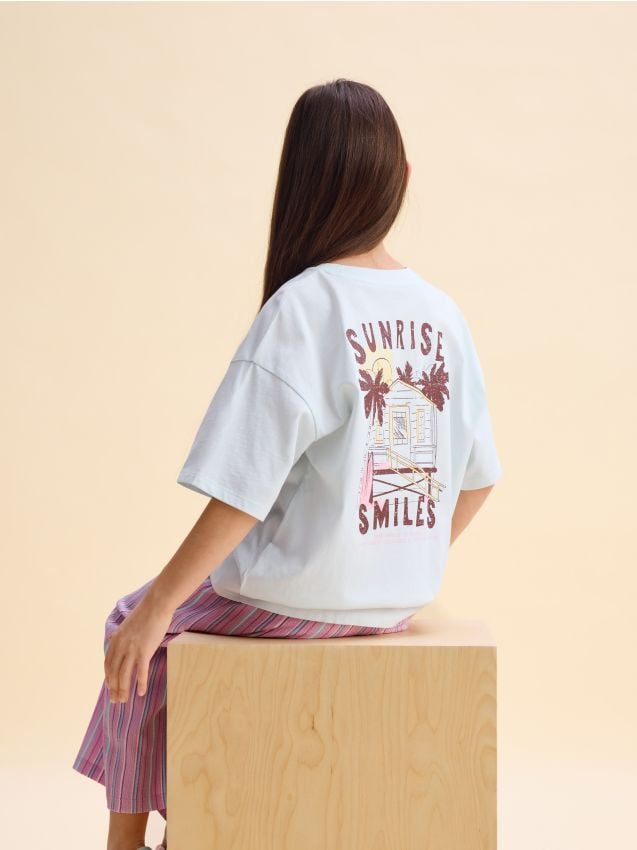 Back print T-shirt - RESERVED