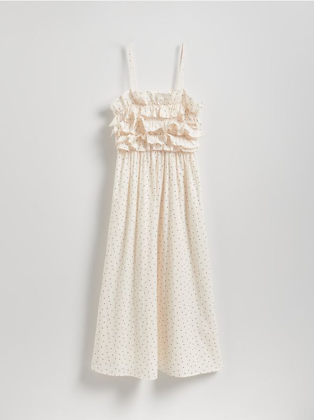 Reserved - Rochie midi cu buline - multicolor Reserved - Rochie midi cu buline - multicolor