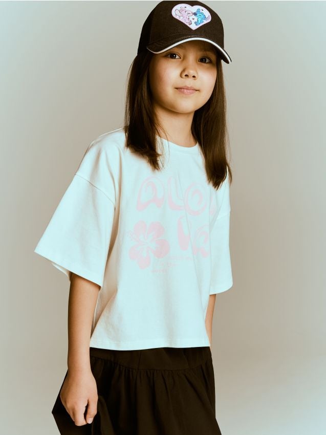 T-shirt em algodão com estampado - RESERVED