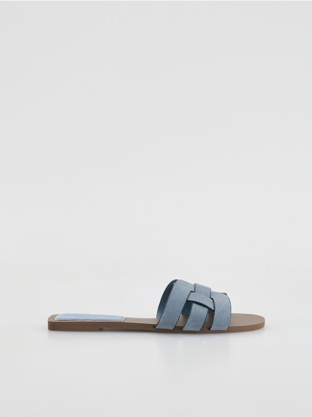 Suede slides - RESERVED
