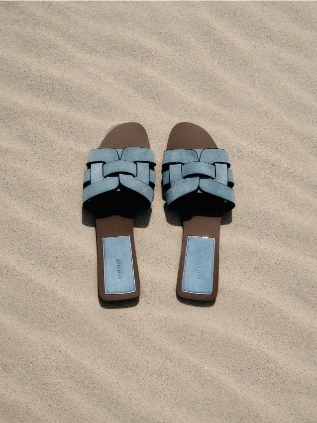 Suede slides - RESERVED