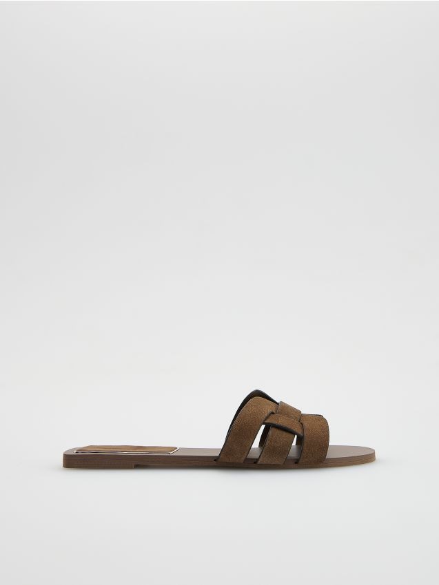 Suede slides - RESERVED
