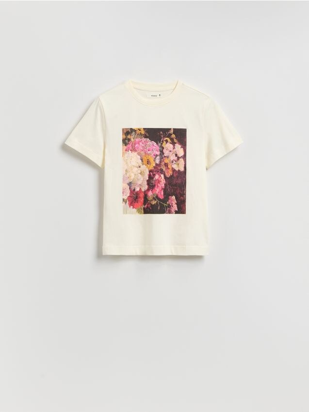 T-shirt med tryck - RESERVED