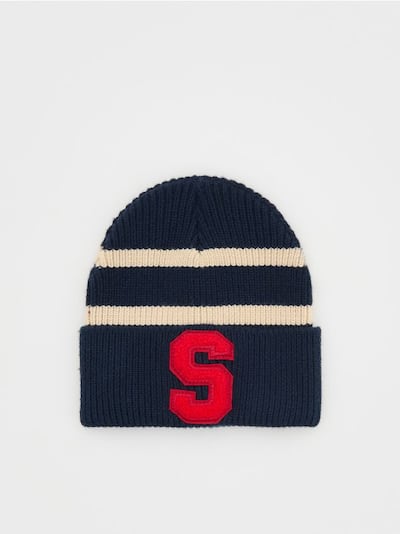 Beanie met patch