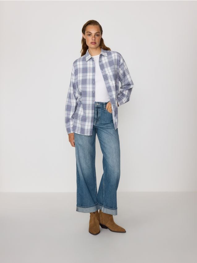 Check cotton shirt - RESERVED