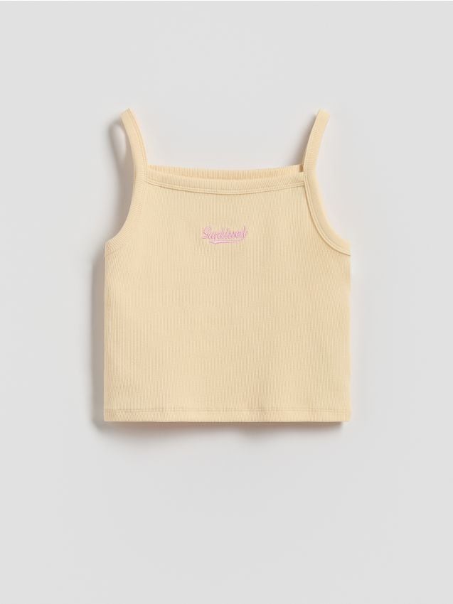 Top with embroidery detail - RESERVED