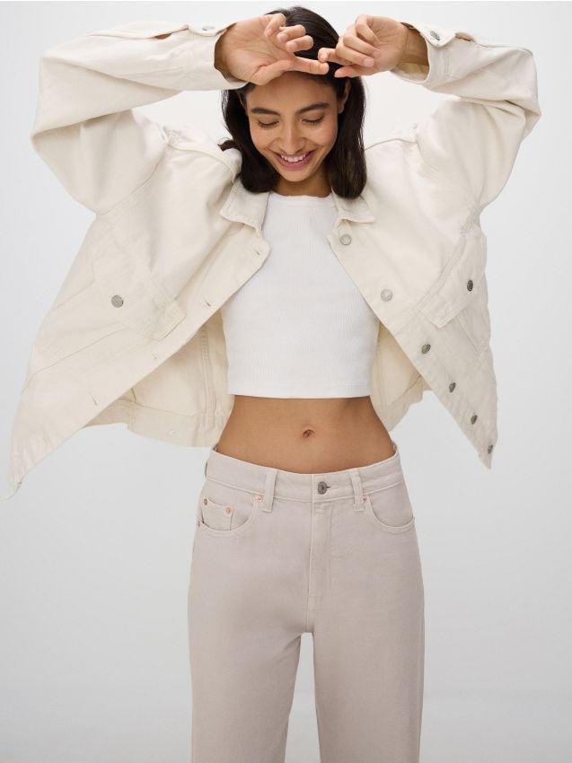 Oversized denim jacket - RESERVED