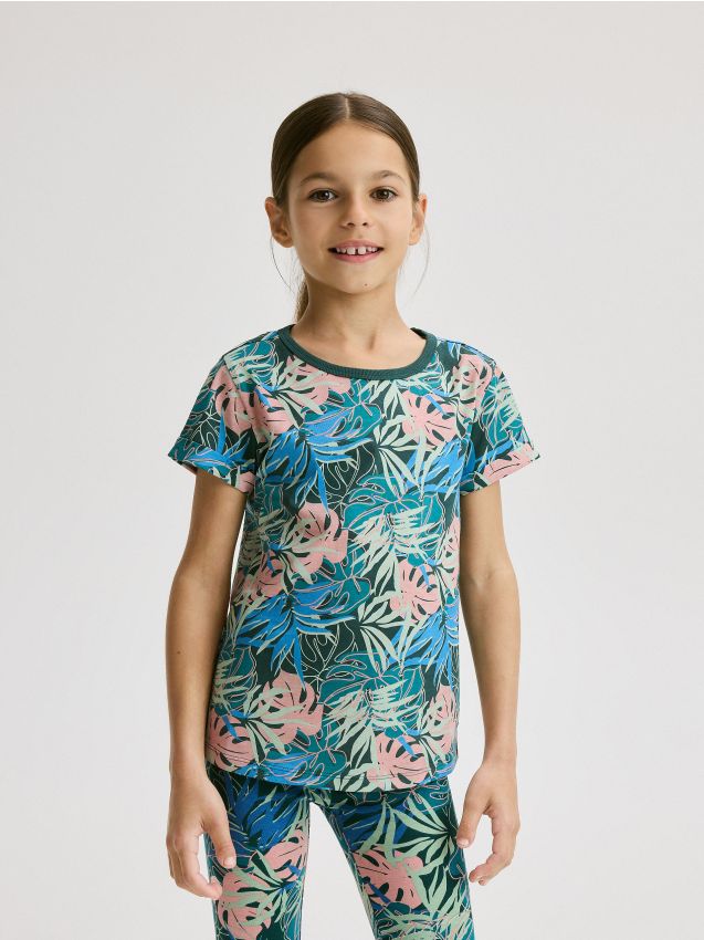 Reserved - tricou cu imprimeu - multicolor