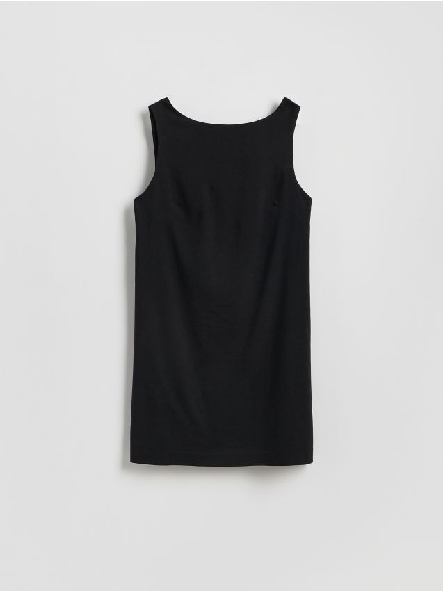 Viscose blend mini dress - RESERVED