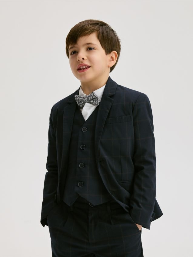 Elegant check vest - RESERVED