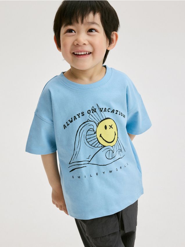 Oversized T-shirt with print - RESERVED