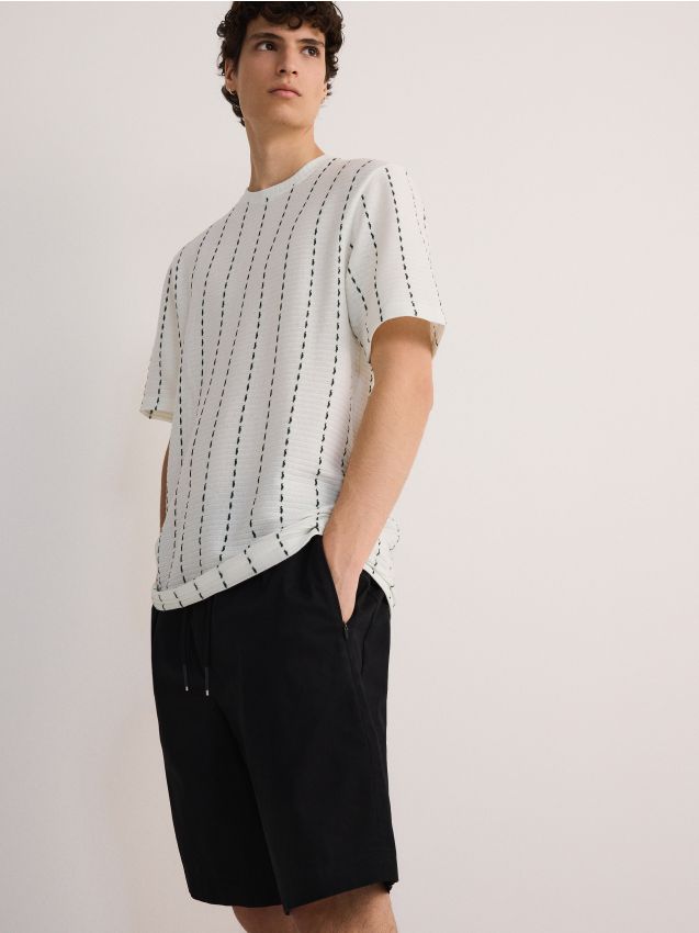 Short jogger en coton - RESERVED