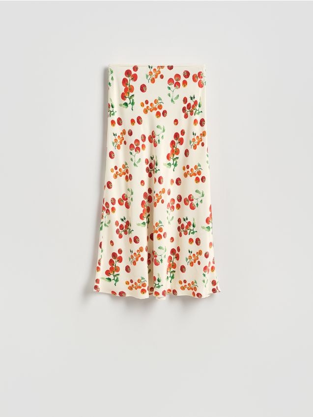 Midi-rok met print - RESERVED
