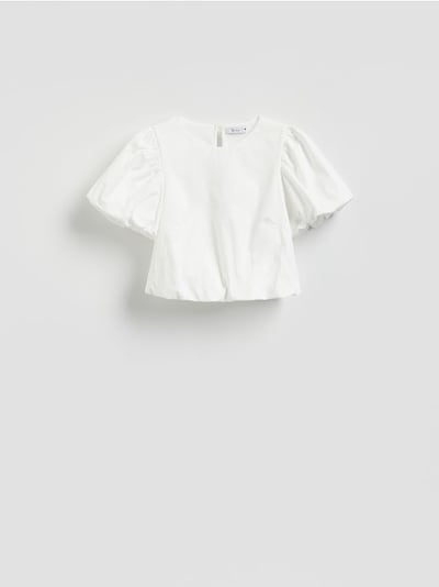 Blusa maniche a palloncino