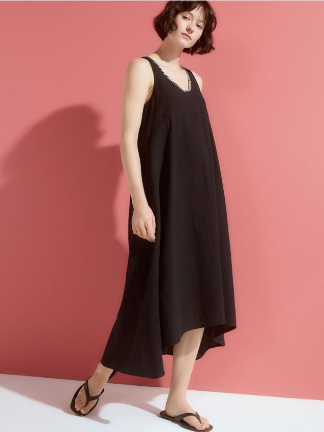Cotton midi dress - RESERVED