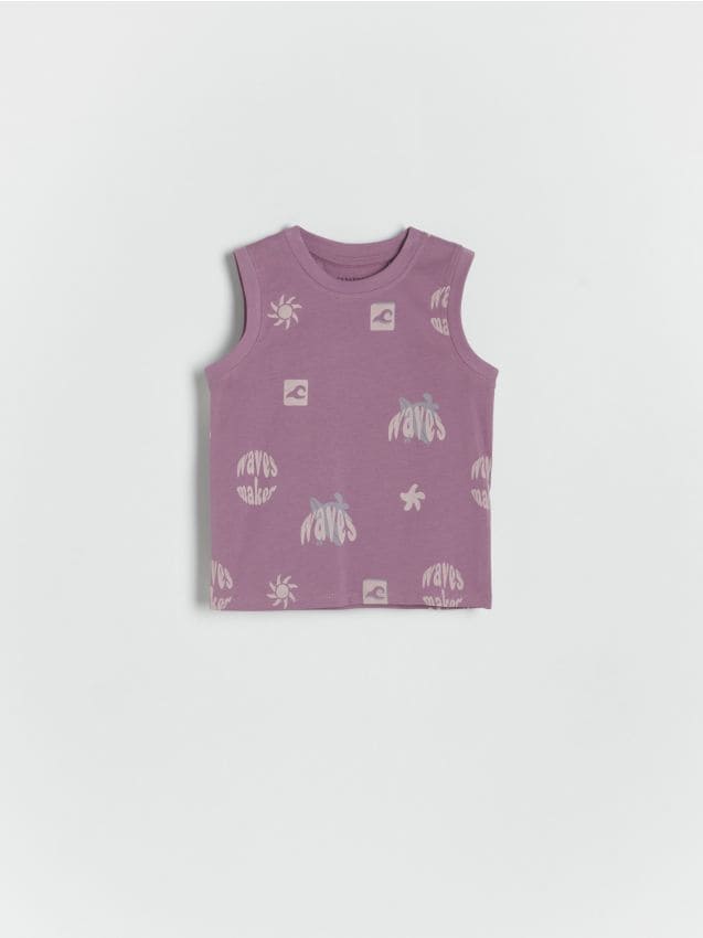 Reserved - tricou fără mâneci - violet