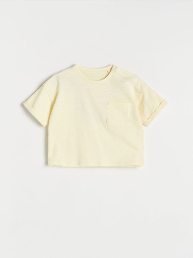 Reserved - tricou din bumbac - galben