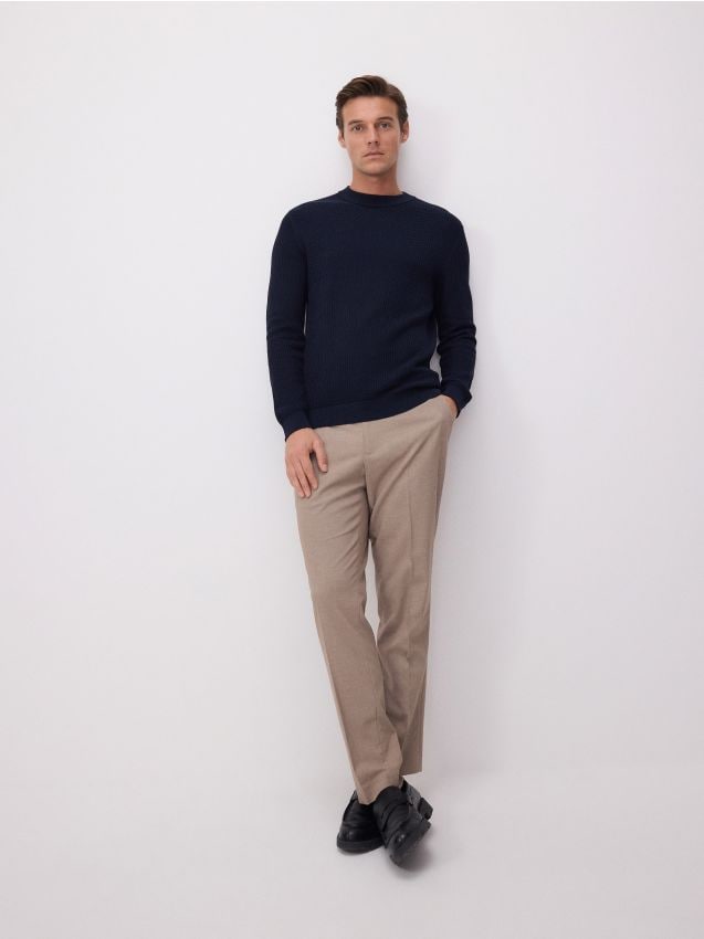 Pull en jersey de coton structuré - RESERVED