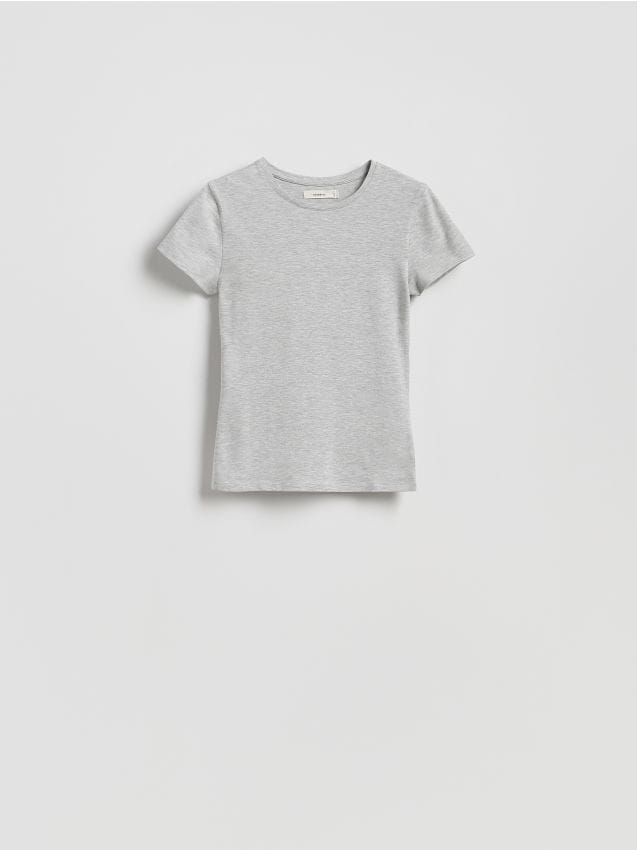 Slim fit cotton T-shirt - RESERVED