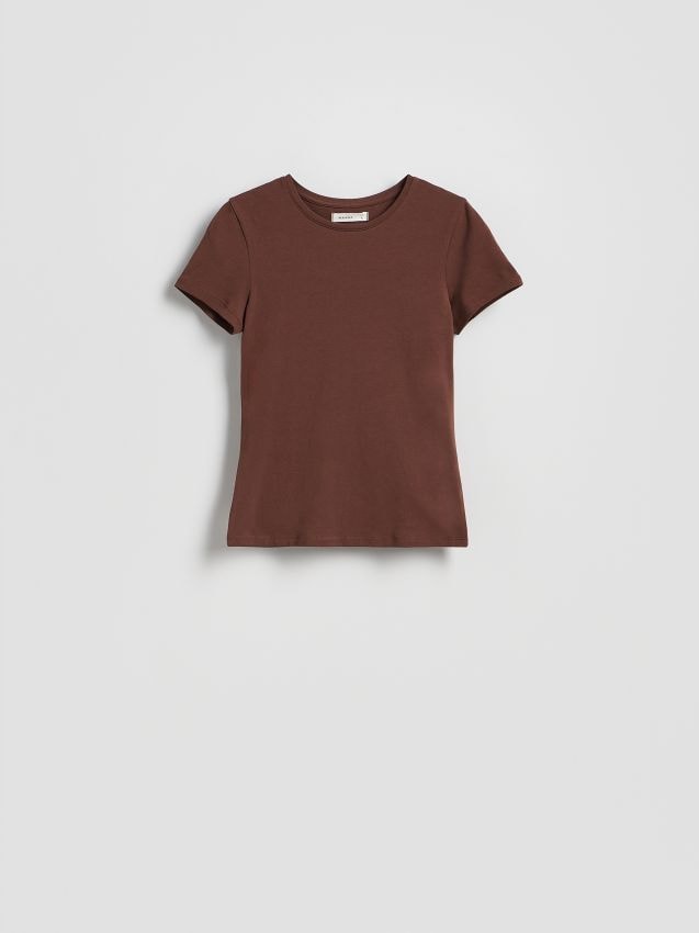 Slim fit cotton T-shirt - RESERVED