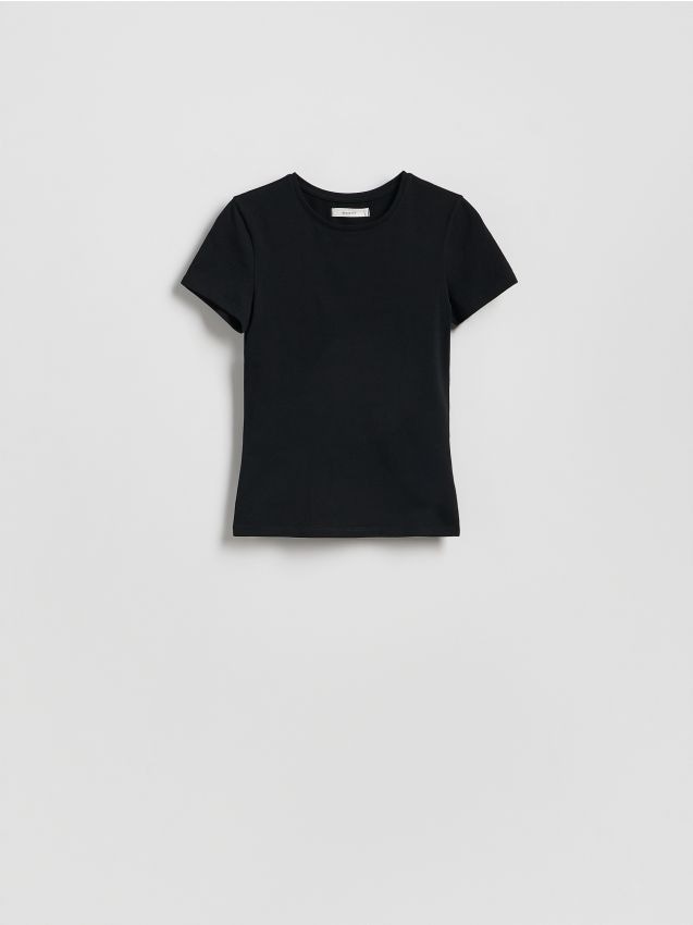 Slim fit cotton T-shirt - RESERVED