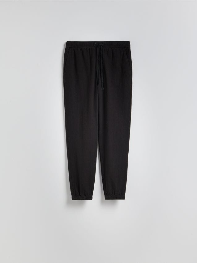 Linen rich joggers - RESERVED