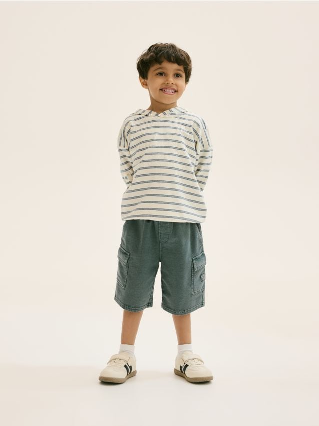 Short façon treillis en coton - RESERVED