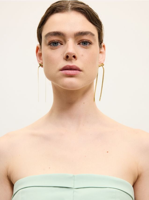 Reserved - earrings - auriu