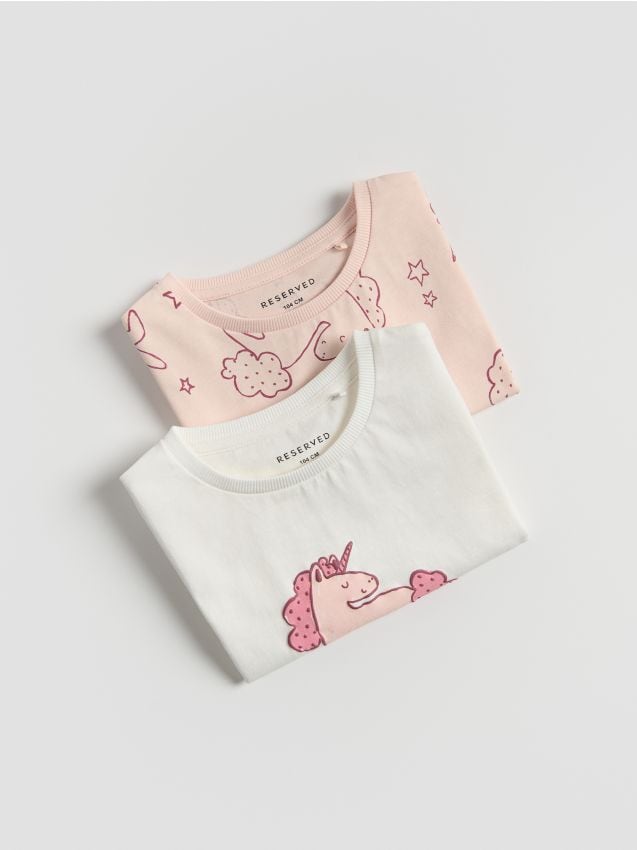 Printed T-shirt 2 pack - RESERVED