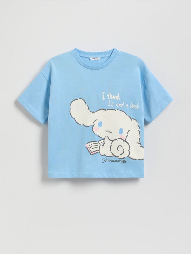 Reserved - GIRLS` T-SHIRT - albastru-deschis