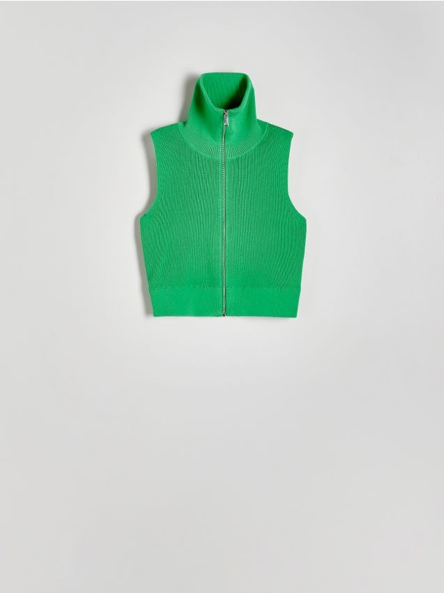 Gilet sans manches en mailles - RESERVED
