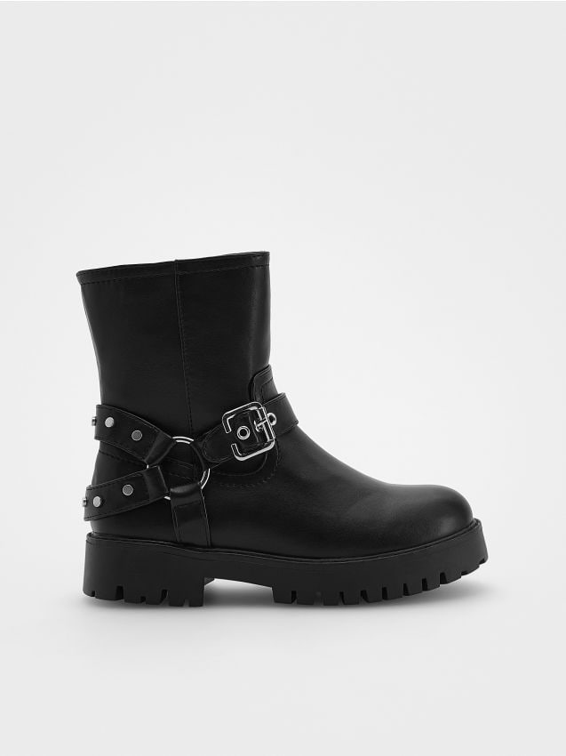 Biker ankle boots - RESERVED